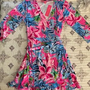 NWT Lilly Pulitzer Jessal Yinne Romper. Size XL.